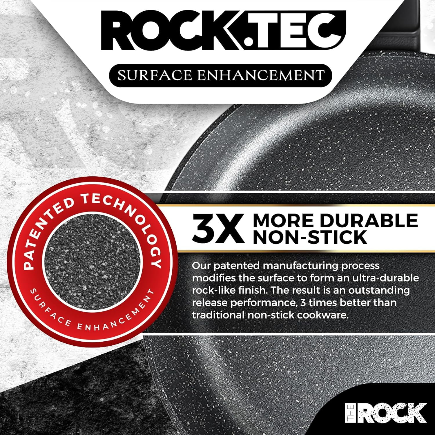 SOHO 12.5-Inch Nonstick Frying Pan – Compact for Urban Kitchens, Nothing Sticks, Never Warps, Lasts Longer, Oven & Dishwasher Safe, Black