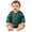Army Green, variant on Baby Romper Crew Neck Long Sleeve Bodysuit Top Solid Color Soft Infant Onesie for Boys Girls 0-24 Months
