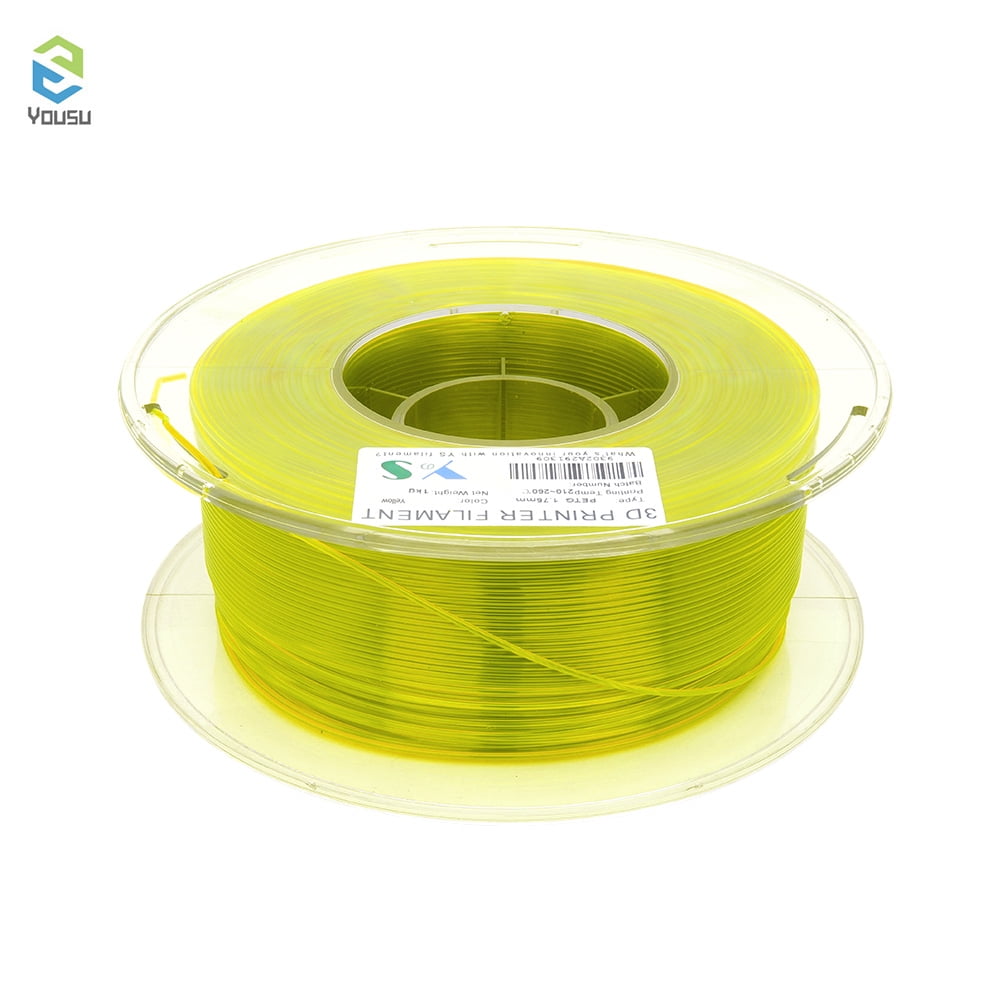 3D-Printer-Filaments.com 1kg 3D Printer Filament Yellow 1.75mm PLA 