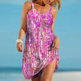 Nrmvnmi Womens Sleeveless Boho Beach Dresses 2024 Casual Cute Floral