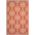 thumbnail image 5 of SAFAVIEH Courtyard Kirsten Geometric Indoor/Outdoor Area Rug, Spa, 6'7" x 6'7" Square, 5 of 5