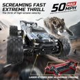 thumbnail image 2 of Fast RC Car for Adults 70 KPH, 4WD High Speed All Terrain RC Truck, Remote Control Brushless Car with 30 Min Runtime, 1:16 Offroad Monster Truck with Metal Parts & 2 Batteries, 2 of 6