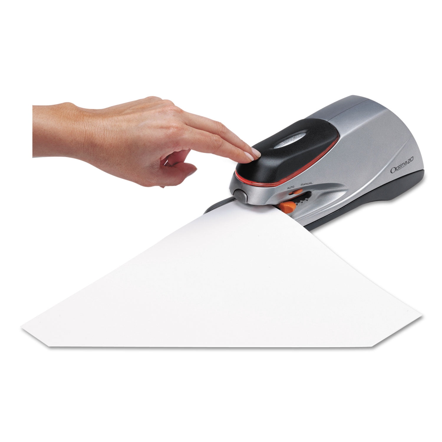 Accooptima 20 Electric Stapler, 20-Sheet Capacity, Silver