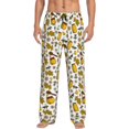 thumbnail image 2 of Kdxio Cute Bee Print Men's Sleep Pajama Pant Lounge Pants with Pockets, 2 of 8
