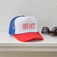 thumbnail image 4 of CafePress - Off Duty (Red) - Trucker Hat - Polyester Foam Front and Nylon Mesh Weave Back, 4 of 10