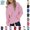 Pink, variant on YOUYEDIAN Hoodies for Teen Girls Casual Oversized Fleece Hooded Sweatshirt