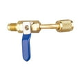 thumbnail image 4 of Válvula de seguridad líquida Sunnimix para aire Acondicionado conector de carga refrigerante Azul, 4 of 8
