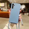 thumbnail image 3 of Funda con correa cruzada para Samsung Galaxy, carcasa trasera de TPU suave de silicona, S24, S23, S22 Ultra, S21, S20 FE, S10, S9, S8 Plus, Note 20, 3 of 5