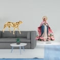 thumbnail image 2 of Figura de guepardo,Figura de guepardo dorado,adorno de escritorio moderno,Escultura de la Natividad,Adorno acrílico 2D Adorno de pie,Centro de mesa con decoración de belén acrílico, 2 of 8