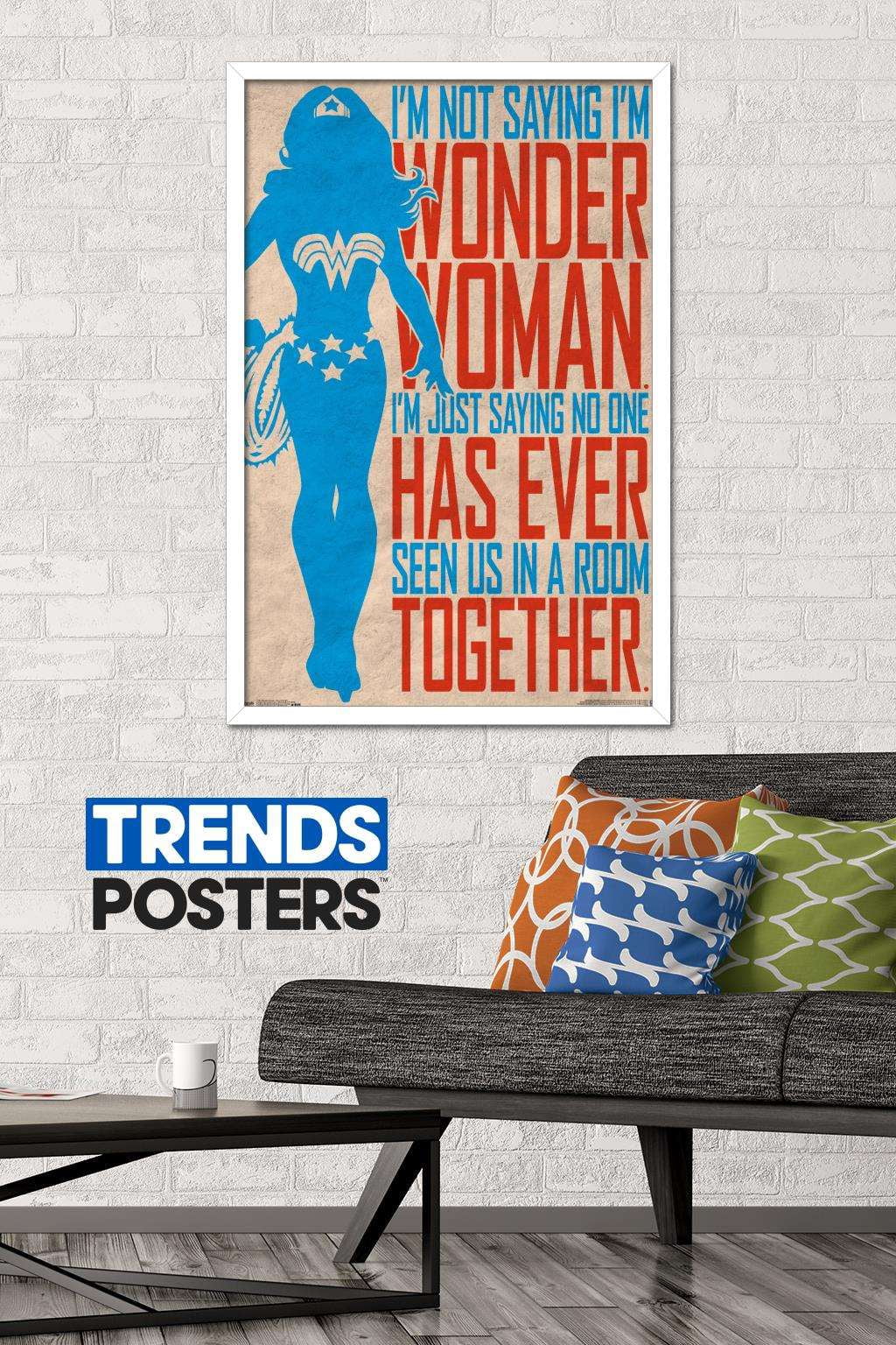 DC Comics - Wonder Woman - Secret Identity Wall Poster, 22.375" x 34", Framed