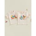 thumbnail image 3 of BemeyourBBs Birthday T shirts for Kids Boy Girl 1 2 3 4 Years Old Birthday Outfits Letter Cake Balloon Print Short Sleeve Round Neck Casual Tops Summer Clothes, 3 of 9