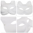 thumbnail image 3 of Unique Bargains 1 Pc Reusable Foxes Party Mask White Pulp, 3 of 5