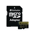 thumbnail image 1 of Verbatim PRO+ - Carte Mémoire Flash (Adaptateur microSDXC vers SD Inclus) - 64 Go - Classe A1 / Vidéo V30 / UHS-I U3 / Classe10 - 666x - microSDXC UHS-I, 1 of 6
