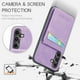 thumbnail image 2 of For Samsung Galaxy A13 A14 A22 A23 A24 A33 A34 A51 A52 A53 A54 A71 A72 A73 Case, Dual Layer Lightweight Premium Leather Case Wallet With Card Holders Magnetic Lock Flip Protective Phone Case, 2 of 5