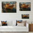 thumbnail image 4 of Designart "France Marseille Maritime quintessence II" France Print on Natural Pine Wood, 4 of 5