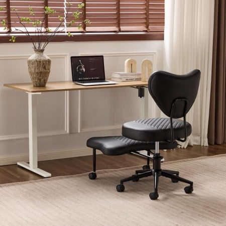 cross legged office chair with product