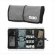 thumbnail image 2 of Bolsa Organizadora Electrónica para Cables, Bolsa Organizadora para Cargador de Cables de Viaje, Estuche de Transporte para Cables USB del Banco de Energía, Gris, 2 of 5