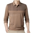 thumbnail image 2 of Blusa y camisa de manga larga con cuello vuelto para hombre, pijama deportivo para el hogar, camiseta de color liso, blusa deportiva de poliéster para hombre, 2 of 6