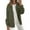 #-007Army Green, variant on ASDFVBKG Womens Fall Jackets Long Sleeve Collared Button Down Jacket with Pockets Lightweight Tendy Shacket Coat Solid Casual Outerwear White M