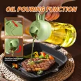thumbnail image 2 of Botella pulverizadora de vidrio para cocina, dispensador de aceite, tarro pulverizador de aceite para barbacoa, hornear, suministros de cocina, 470ML, 2 of 5