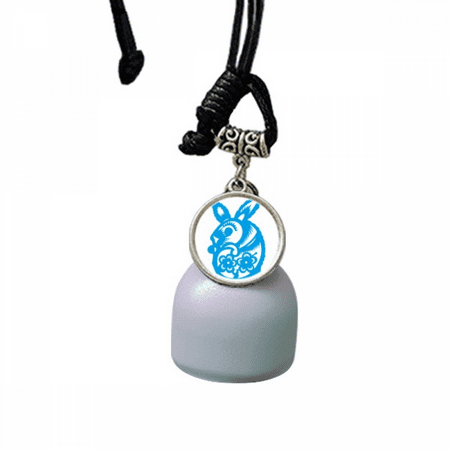 

Year Of Rabbits Animal China Zodiac Wind Chimes Bell Car Pendant