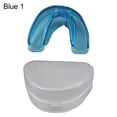 thumbnail image 3 of dianhelloya Mouth Guard BPA-free Anti-crushing TPE Silicone Double Support Sports Mouthguard for Adults Blue 1, 3 of 8