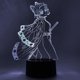 thumbnail image 3 of Lámpara Otaku Lamp Shinobu Demon Slayer Luz Nocturna LED de 16 Colores, 3 of 7