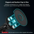 thumbnail image 2 of SmallRig Magnetic Mount for Gopro, with Suction Cup 2 in 1, Powerful Camera Car Mount Outside for Gopro, for Insta360 and Phone, with Ball Head Magic Arm -4466, 2 of 9