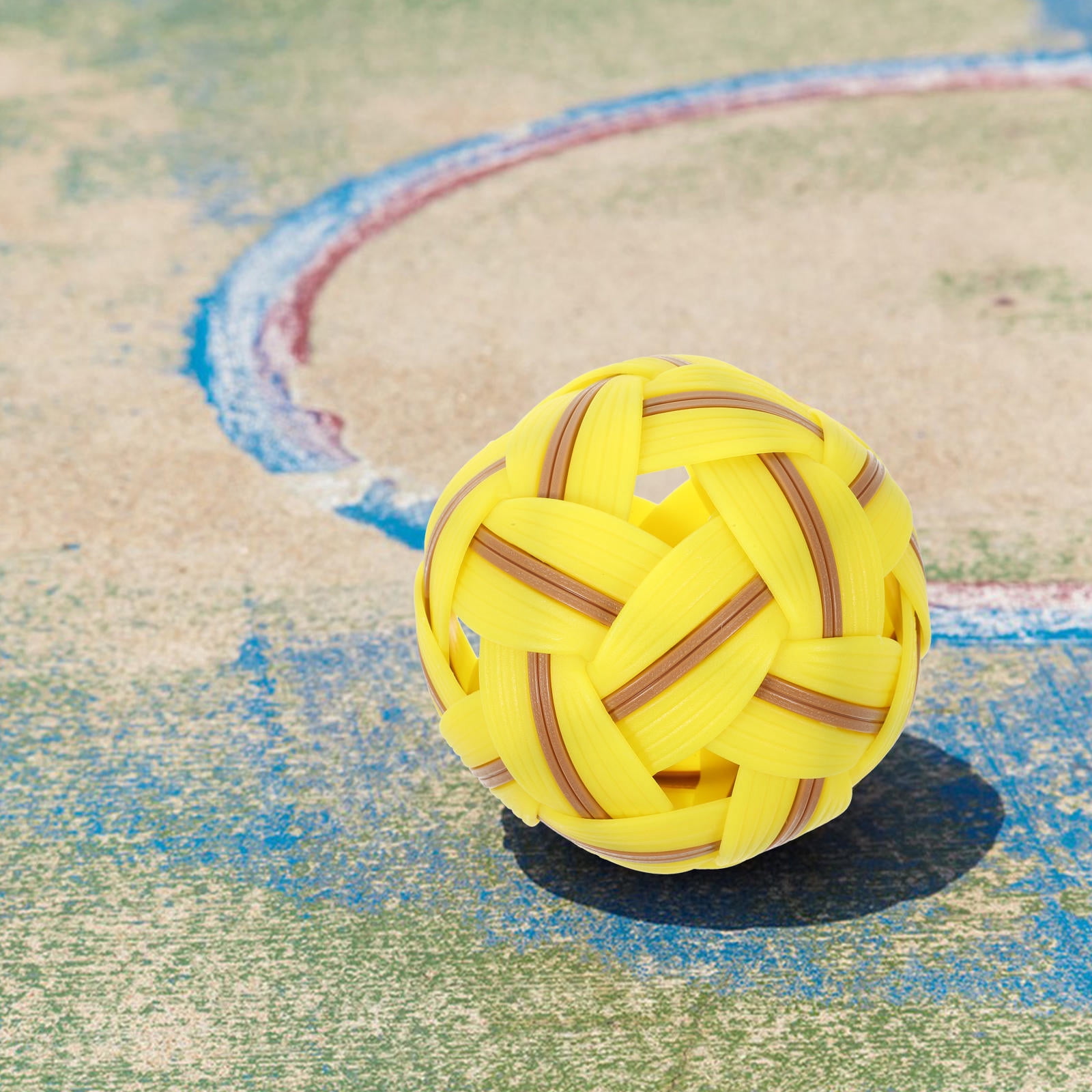 HONMEET Plastic Woven Football Outdoor Soccer 2pcs Stylish Design for Playtime and Sports Activities for Fan Gear