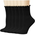 thumbnail image 1 of SURJDE McoolMary Chaussettes pour Femmes Chaussettes en Coton Imprimé Ananas 4/8Pack, 1 of 7