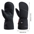 thumbnail image 2 of Guantes calentadores de manos Guantes eléctricos calentados Cuero de PU a prueba de frío para hombres y mujeres, 2 of 9