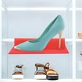 thumbnail image 3 of SASABAXI Red Rectangular Wall Shoes Storage Shelf 5Set For Space-Saving Solution, 3 of 8