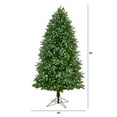 thumbnail image 3 of Nearly Natural Prelit LED Green Holiday Fraser Fir Christmas Tree, with 965 Bendable Branches 6.5', 3 of 11