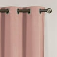 thumbnail image 3 of VCNY Home Neil Blush Solid Grommet Blackout Curtain Panel, 52" x 84", 3 of 5