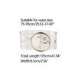 thumbnail image 3 of INSPIRE CHIC Women's Grommet Clear Transparent Pin Buckle Wide Waist Belts, 3 of 4