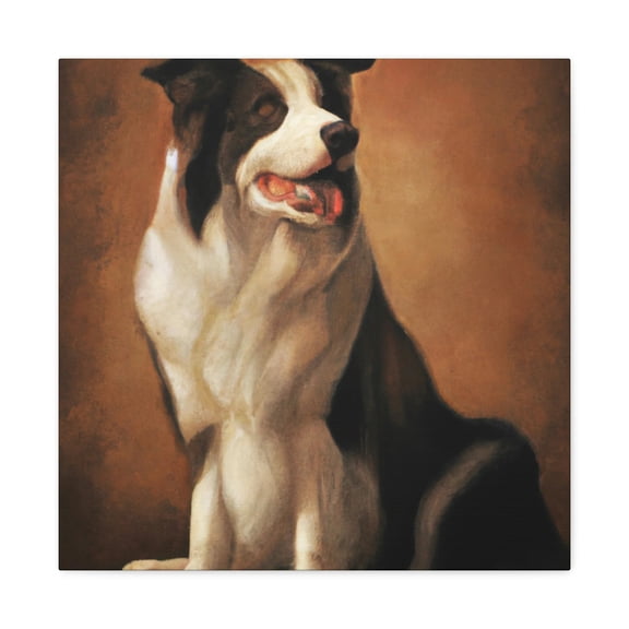 Border Collie Majesty - Canvas