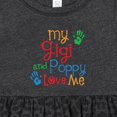 thumbnail image 4 of Inktastic My Gigi and Poppy Love Me Girls Baby Dress, 4 of 5