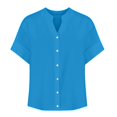 thumbnail image 3 of UPPADA 3/4 Sleeve Tops for Women Summer 2025 Trendy T Shirts Solid Blouse Loose Fit V Neck Pullover, 3 of 4