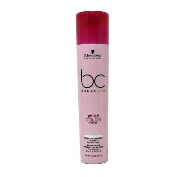 Schwarzkopf BC Bonacure pH 4.5 Color Freeze Silver Micellar 8.5 Ounces Walmart.com