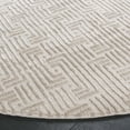 thumbnail image 3 of SAFAVIEH Saylor Stephanie Geometric Area Rug, Beige/Ivory, 6'3" x 6'3" Round, 3 of 7
