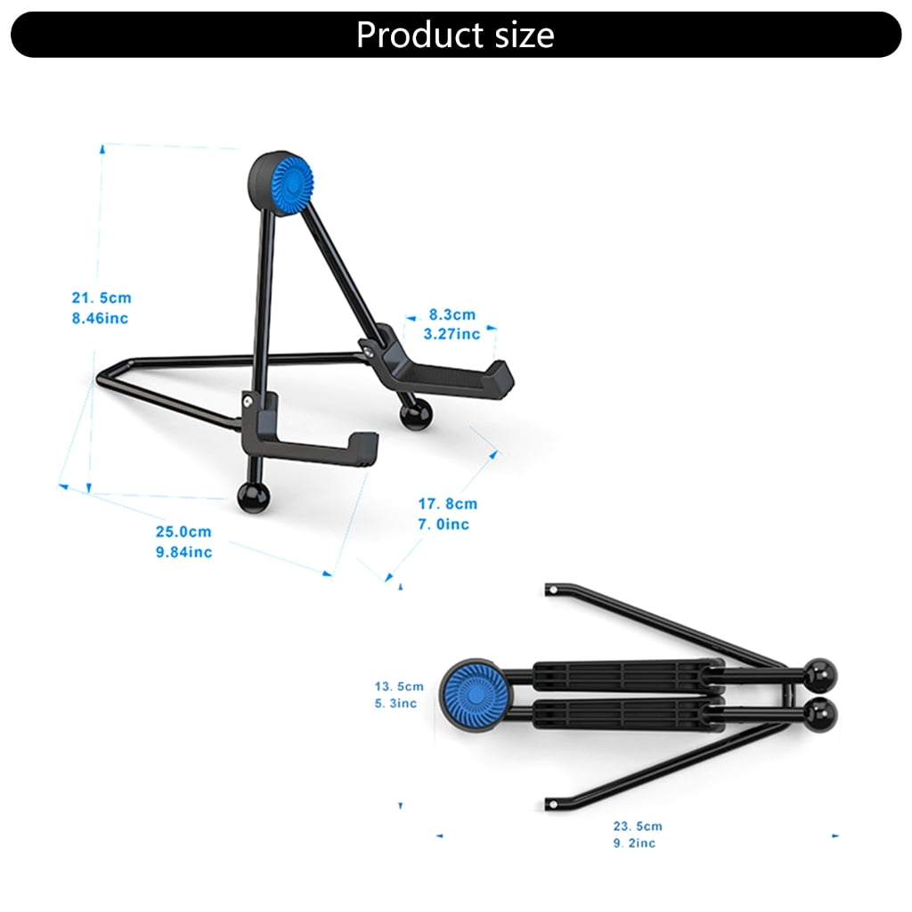 Vertical Guitar Stand Foldable and Adjustable Instrument Portable Guitar Stand for Acoustic Electric Bass