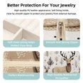 thumbnail image 3 of Elk Revival Travel Portable Square Jewelry Box Organizer for Girls and Women with Ring Earring Necklace Bracelet Storage Display Case Holder, 3 of 6