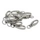 thumbnail image 4 of 10 Piezas Llavero de broche de langosta Sunnimix plata, 4 of 8