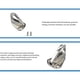 thumbnail image 5 of Moyic Gancho para guardabarros de acero inoxidable de grado marino de 5 piezas: ganchos para guardabarros para barcos fáciles de instalar y Almacenamiento y organización del hogar sin tornillo, 5 of 6