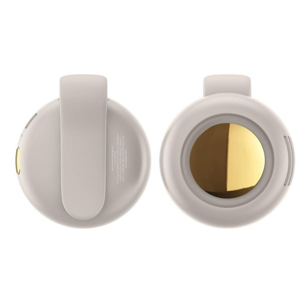 Mini ventilador Personal cuello de la ventilador de cinturo, ventilador USB portátil con 5h de tiempo de trabajo, fuerte flujo - blanco Macarena ventilador de clip personal