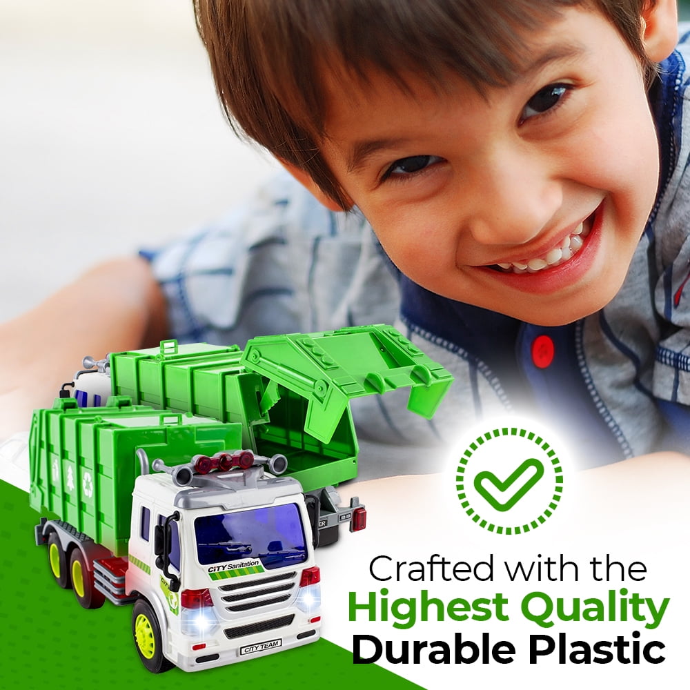 wolvol friction powered garbage truck
