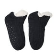 thumbnail image 6 of Eltusu Toddler Girls Fleece Socks, Mid-Calf Thermal Winter Soft Winter Socks Black Size 3-4 T, 6 of 6
