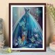 thumbnail image 2 of 5D bricolaje taladro parcial pintura diamante vestido de novia decoración del hogar (XD110) FLhrweasw Nuevo, 2 of 9