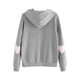 thumbnail image 3 of Moda mujer Casual con capucha Slim-fit estampado suéter abrigo Fridja  fksj3999, 3 of 3