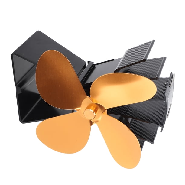 Ventilador para chimenea accionado por calor trapezoidal vertical de 4 aspas ANGGREK Otros